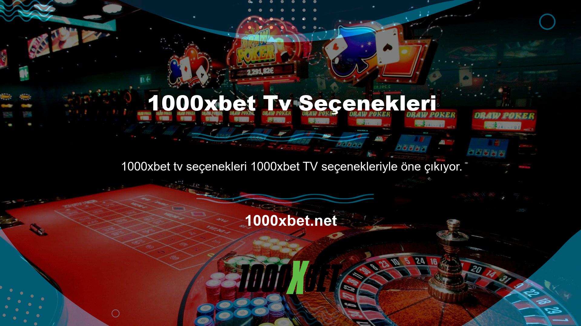 TV özelliğine tıkladığınızda, tüm kategorilere kolayca ulaşabilirsiniz
